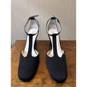Anne Klein Black Suede Heels Size 7.5M